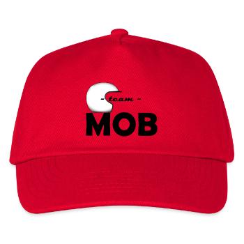 Team Mob - Kids’ Baseball Cap - red - Front