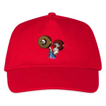 weightlifting - Kids’ Baseball Cap - red - Front