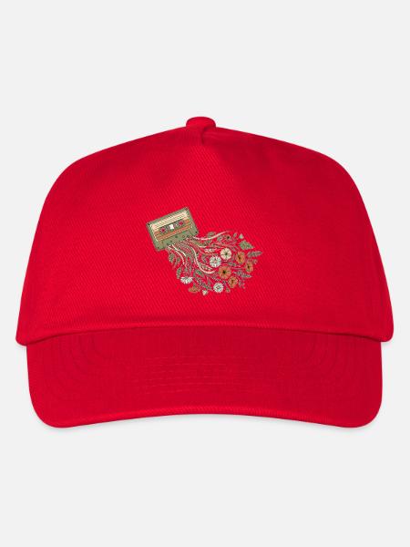 FlowerSette - Kinder Basecap - Rot
