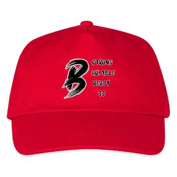 Be JJ – Fort, humble, prêt | Conception de Jiu Jitsu - Casquette de baseball Enfant - rouge - Devant