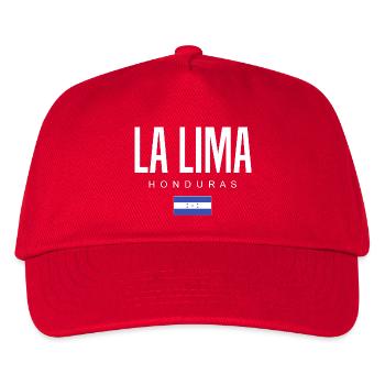 La Lima Honduras Honduraner - Kinder Basecap - Rot - Vorne