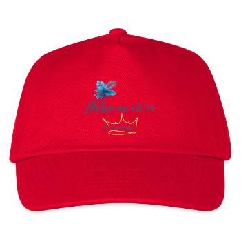 Aloha Au la 'Oe T-Shirt für Herren: Baumwolle im Hawaiianischen Stil - Kinder Basecap - Rot - Vorne