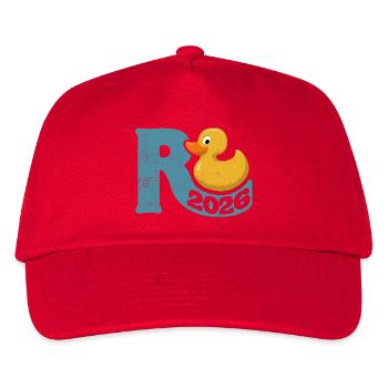 Gummy Duck Pension 2026 - Retirement - Pension - Kids’ Baseball Cap - red - Front