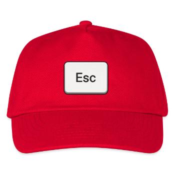 Raccourci de la touche Esc - Casquette de baseball Enfant - rouge - Devant