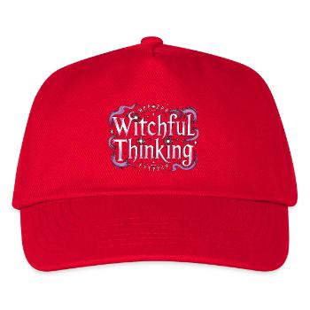 Witchcraft Witchful Thinking Loves Tarot Reading - Kids’ Baseball Cap - red - Front