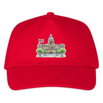 Maison du Conseil Victoria Sq de Birmingham Skyline - Casquette de baseball Enfant - rouge - Devant