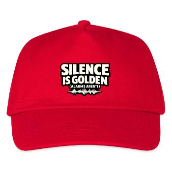 Silence is golden (alarms aren't) - Nurse - Kids’ Baseball Cap - red - Front