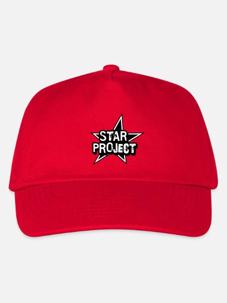 Sternenprojekt Grunge Logo - Kinder Basecap - Rot