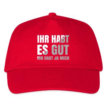 Tu as bien joué, tu m’as eu - Casquette de baseball Enfant - rouge - Devant