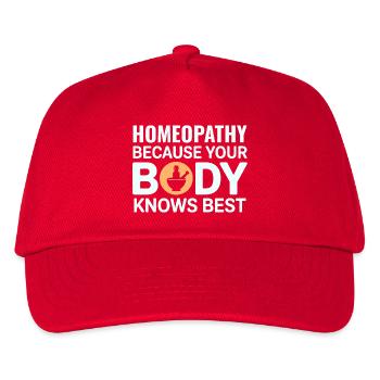Certified Clinical Bio-Regulatory Specialist Gear  - Kids’ Baseball Cap - red - Front