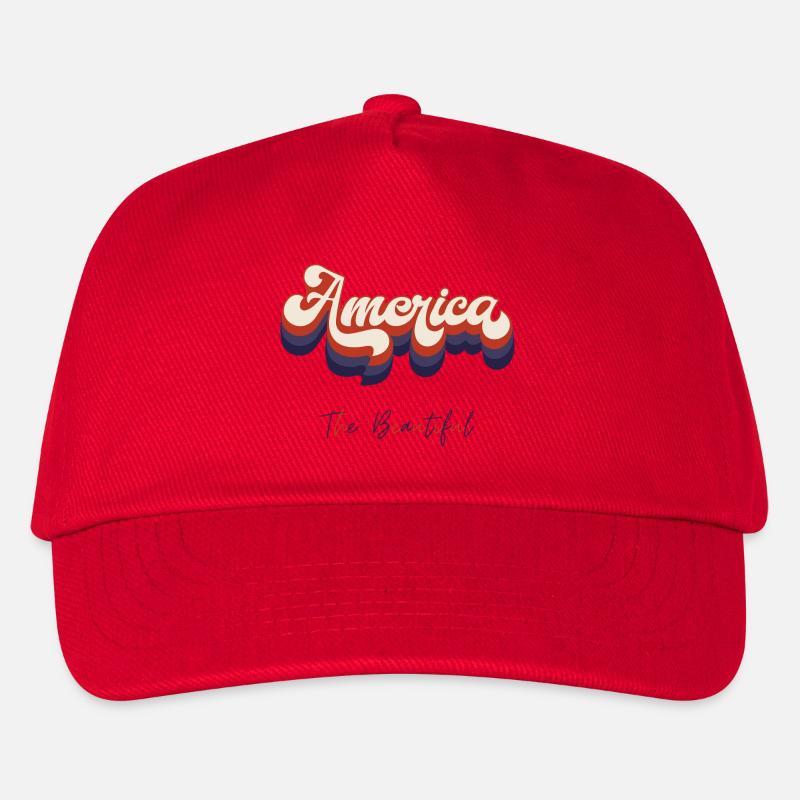 Amerika, das Schöne - Kinder Basecap - Rot