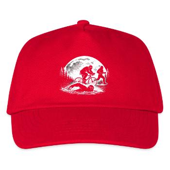 Bigfoot Triathlon - Kids’ Baseball Cap - red - Front