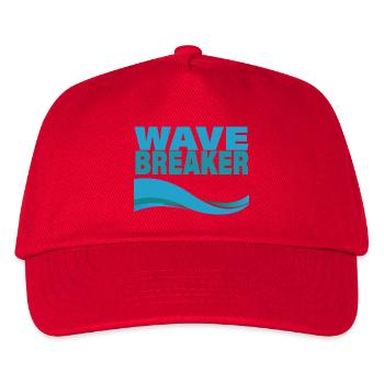WAVE BREAKER - Kinder Basecap - Rot - Vorne