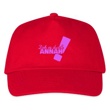 Annah - Kinder Basecap - Rot - Vorne