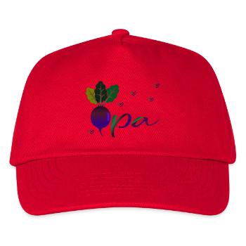 Vegetable Garden Grandpa - Kids’ Baseball Cap - red - Front