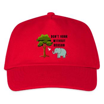 Don-t_honk - Kinder Basecap - Rot - Vorne