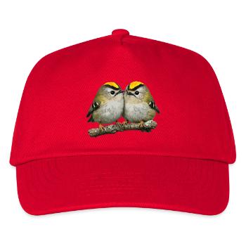 Duo de Firecrests sur Branch - Casquette de baseball Enfant - rouge - Devant