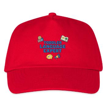 Expert en langues pour tout-petits - Casquette de baseball Enfant - rouge - Devant