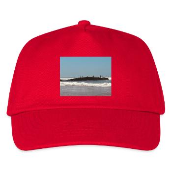 Pêcheurs sur une île rocheuse - Casquette de baseball Enfant - rouge - Devant