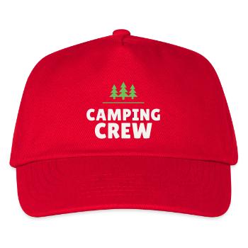 Équipe de camping Équipe Nature Camping Amis en plein air - Casquette de baseball Enfant - rouge - Devant