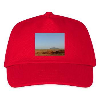 Wüstenhorizont und rote Böden - Kinder Basecap - Rot - Vorne