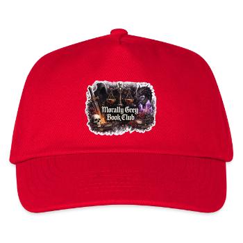 Morally Grey Book Club - Kids’ Baseball Cap - red - Front