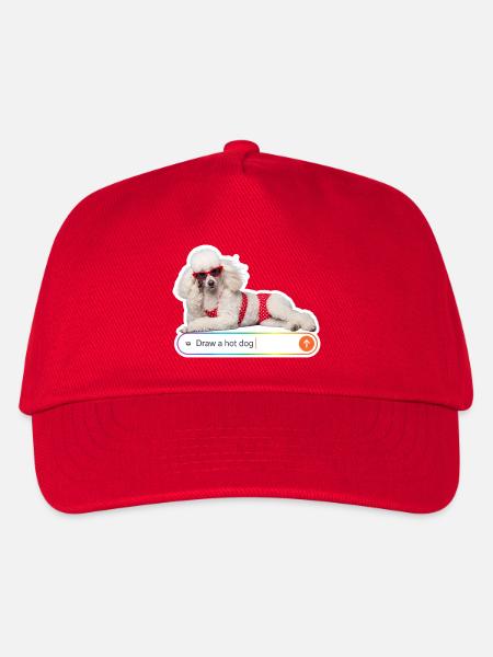 NOAI Hotdog - Kinder Basecap - Rot