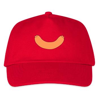 Wurst - Kinder Basecap - Rot - Vorne