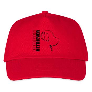 GOLDEN RETRIEVER PROFIL - Kinder Basecap - Rot - Vorne