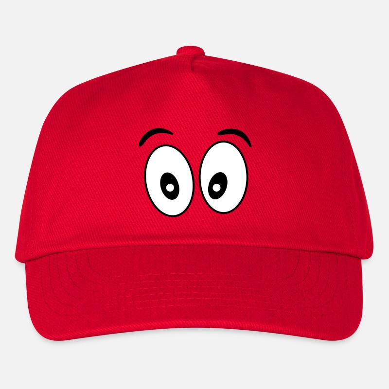 Augen - Kinder Basecap - Rot