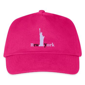 New York - Kinder Basecap - Fuchsia - Vorne