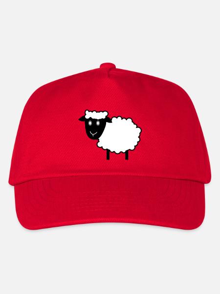 Schaf - Kinder Basecap - Rot