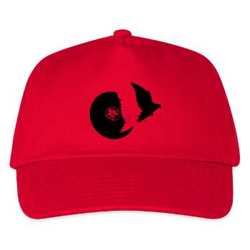 flying bird vinyl - Kids’ Baseball Cap - red - Front