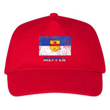 Stadtfahne Meppen city flag drapeau flag - Kids’ Baseball Cap - red - Front