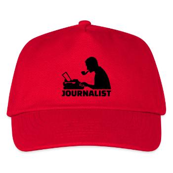 Journalist - Kinder Basecap - Rot - Vorne