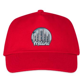 Milano Duomo Skyline - Kids’ Baseball Cap - red - Front