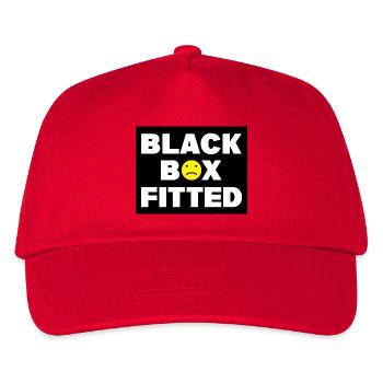 Boîte noire équipée - Autocollant de pare-chocs de fenêtre de voiture - Casquette de baseball Enfant - rouge - Devant
