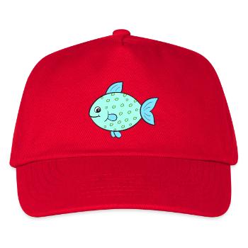Fish Fish - Kids’ Baseball Cap - red - Front