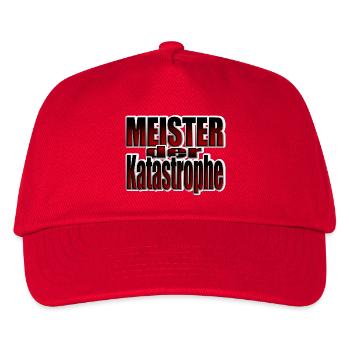 Master of Disaster - Kids’ Baseball Cap - red - Front