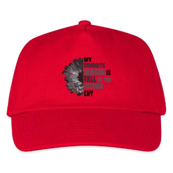 My favorite season is Fall of the Patriarchy - Kinder Basecap - Rot - Vorne