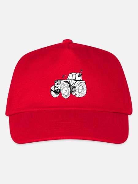 Traktor - Kinder Basecap - Rot