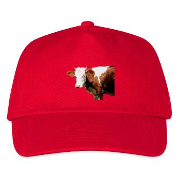 Cow - Kids’ Baseball Cap - red - Front