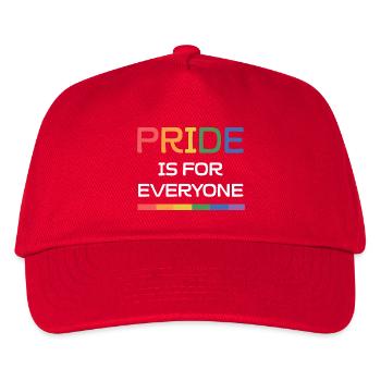 LGBTQ Pride Month - Pride is For Everyone - Kids’ Baseball Cap - red - Front