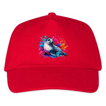 Siegel - Kinder Basecap - Rot - Vorne