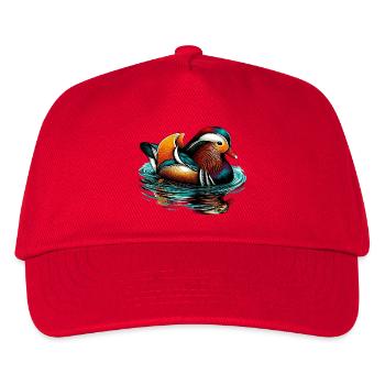 Mandarin duck - Kids’ Baseball Cap - red - Front
