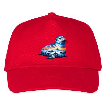 Siegel - Kinder Basecap - Rot - Vorne