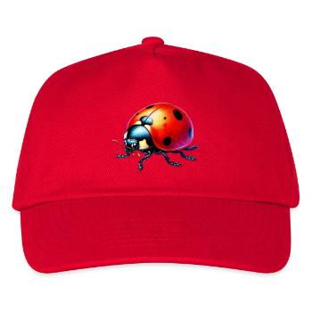 Marienkäfer - Kinder Basecap - Rot - Vorne