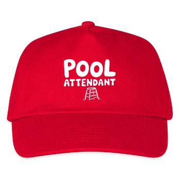 Profitez de l’ambiance de la piscine - Casquette de baseball Enfant - rouge - Devant