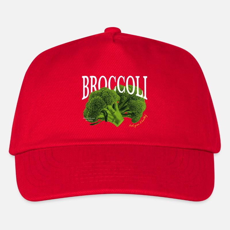 Broccoli – Aesthetic vegetable design - Kids’ Baseball Cap - red