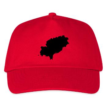 Ibiza - Kinder Basecap - Rot - Vorne